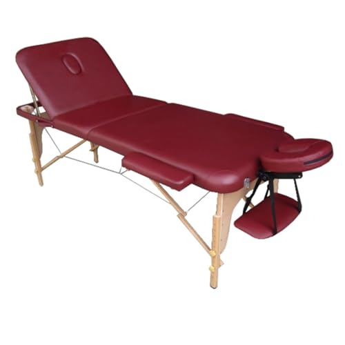 Polironeshop Vénus – Lit Pliant en Bois pour Massage, Esthéticienne et Tatouage, Robuste et Confortable pour Professionnels (Bordeaux)