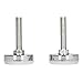 POCREATION 2Pcs Adjustable Furniture Leg Leveller 2Pcs Metal Support Screw Tool M8 for Home, Office, Restaurant
