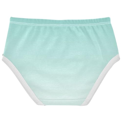 Joisal Cotton Girls Underwear Toddler Green Blue Mint Cream Gradient Girl Panties Cute Designer Briefs Girls Undies 2t2