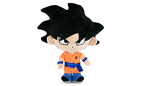 Dragon Ball Super Protagonisten Plüschtiere, Goku, Piccolo, Vegeta, Beerus, Majin Boo - Super Soft Qualität (23-27cm, Goku)