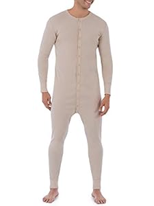 Fruit of the Loom Bas de pyjama thermique de qualité supérieure pour homme, oatmeal, M