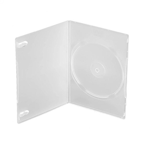 Exlusive DVD Envoltorios, Slim 7 mm, Transparente, Made in Germany, 100 Unidades