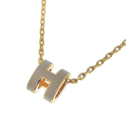 [エルメス] ネックレス レディース ミニポップH ブランド アクセサリー マロン グレージュ ゴールド H147992F MAGD [並行輸入品]