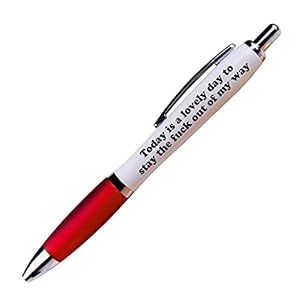 Dean Morris Cards TikTok Twat Pen – Funny Ballpoint Pen – Office Desk Accessories – Rude Gift – Fun Stationery