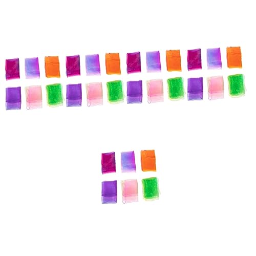 Toyvian 30 Piezas Haciendo Malabares Pañuelos Serpentinas De Ritmo para Niños Envoltura Delirante Malabares Bufandas Niños Bufanda De Movimiento Musical Niño Pequeño Cenefa Seda