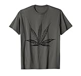 THC POT LEAF INK STAMP Cannabis Medical Marijuana T-Shirt T-Shirt
