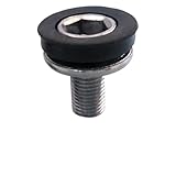 UKCOCO Fahrrad Kurbelschrauben aus Stahl mit Innensechskant und Vierkantloch Korrosionsbeständig Temperaturbeständig Elektroversilberte Oberfläche Mtb und Straßenrad Ersatzteile