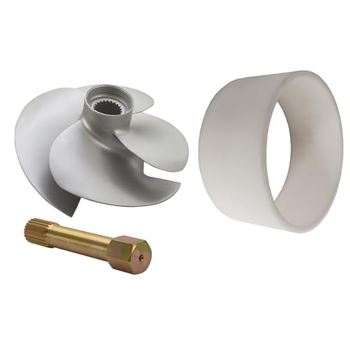 Impeller Solutions Impeller Kit Compatible with Sea-Doo GTX 4-tec 155 2002-2008, Wake 155 2008 (Wear Ring Kit)