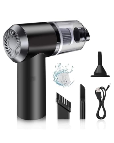 ZIMING Sales 3 in 1 Portable Car Vacuum Cleaner with Blower | Powerful Suction, Reusable and USB Rechargeable| Wireless Handheld Vacuum for Car, Home...