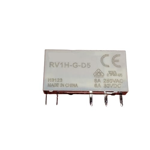 Relais RV1H-G-D12 électromagnétique à 5 broches pour circuits CC