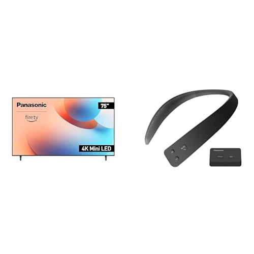 Panasonic 75" 4K Mini LED Smart TV with Neck Speaker, Hands-Free Calling, 144Hz Refresh Rate
