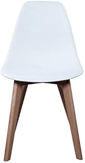 The Concept Factory Silla ESCANDINAVA Blanca HD3074-LGSP, Madera, Estandar