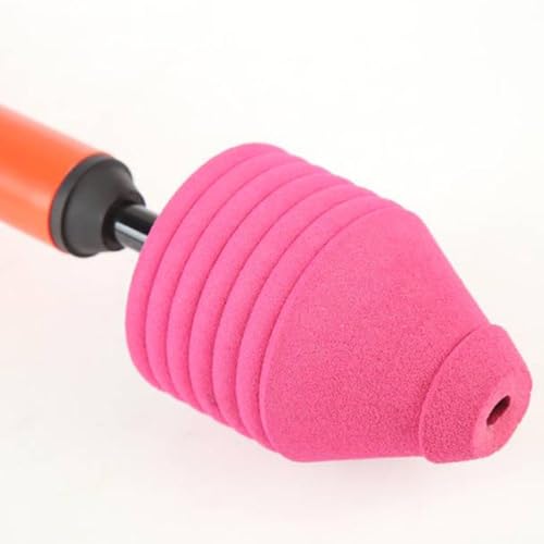 Generic High Pressure Toilet Unblock a Shot, Silicone Quickly Unblock Household Toilet Sewer, Drain Clog Remover Tools for Bathroom, Kitchen(5pcs Sponge Head)