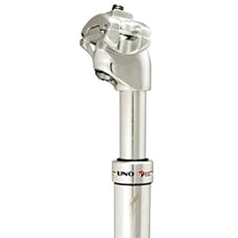 Kalloy Uno Comfort Sus Seatpost, 27.2 x 350mm, Silver Cover
