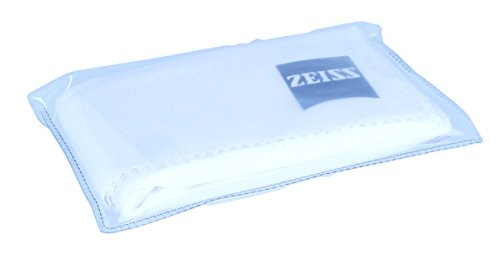 ZEISS Mikrofasertuch – Mikrofasertuch für Objektive, Filter, Brillengläser, Ferngläser und LCD-Displays, Weiß