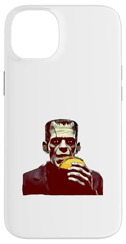 Frankenstein's Monster Eats a Taco, �R�~�b�N�z���[�t�[�h�}�b�V���A�b�v �X�}�z�P�[�X iPhone 14 Plus �p