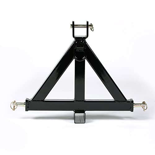 Titan Attachments Trailer Hitch 2" Receiver 3 Point Cat 1 Hd D-Ring Drawbar #TOP2