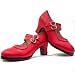 Imagen de El Rocio desde 1980 Zapato De Flamenco con Doble Suela y 2 Correas