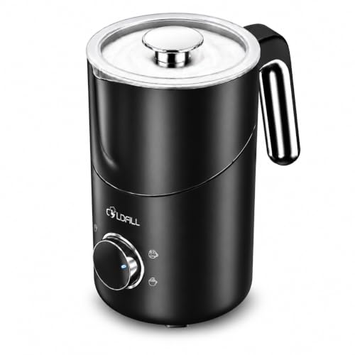 8-in-1 Electric Milk Frother, 21oz Detachable Milk Frother and Steamer