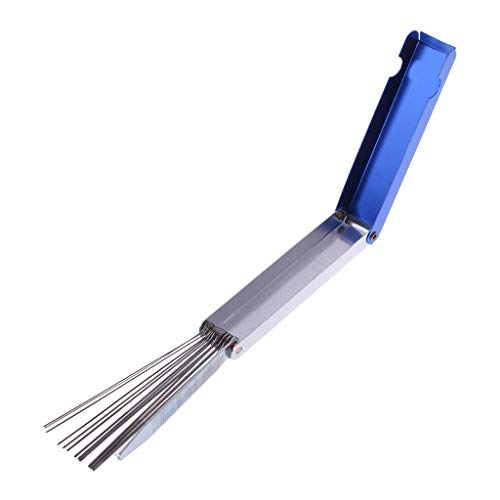 Ankexin Vehicle SUV Car Universal Carb Jet Cleaning Tool Set Carburetor Wire Cleaner Set for Motorcycle ATV Part Stainless Steel