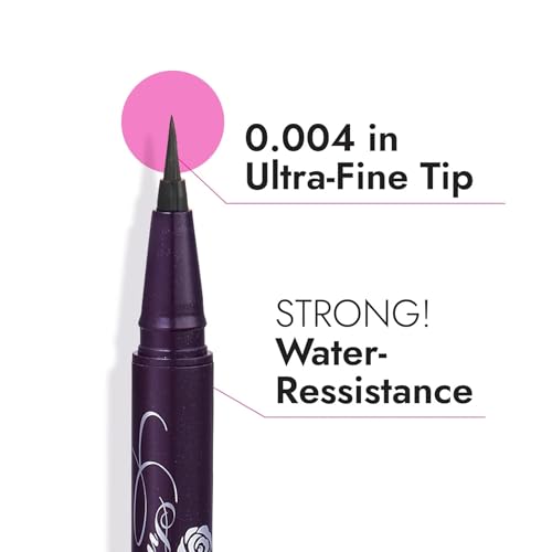 Heroine Make Eyeliner Líquido Negro Waterproof miniatura 2