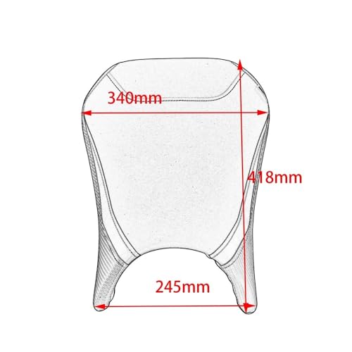 Asiento para CBR500R sustitución de cojín delantero desgastado para conductor CB500F 5