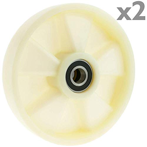 4 Ruote Per Transpallet In Acciaio Legato 80x70 Mm, Asse 20 Mm, Carico 1000 Kg, Ideali Per Terreni Irregolari