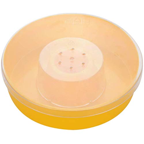 Suszian Plastic Bee Feeder Rapid Bee Water Feeder Round Hive Top Beekeeping Supplies,Entrance Beekeeping Tool