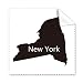 New York USA Map Outline Cleaning Cloth Phone Screen Glasses Cleaner 5pcs