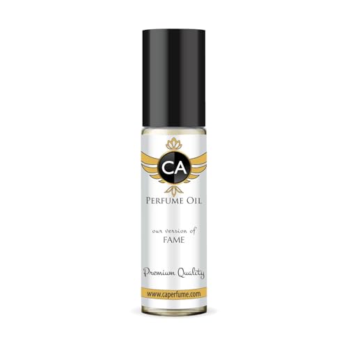 CA Perfume Impression of Fame for Women Fragrance Oil Floral Woody Musk Scent Long Lasting Perfumes for Women Travel Size TSA Ready Mini Parfum Body Oil Roll-on 0.33 Fl Oz 10ml