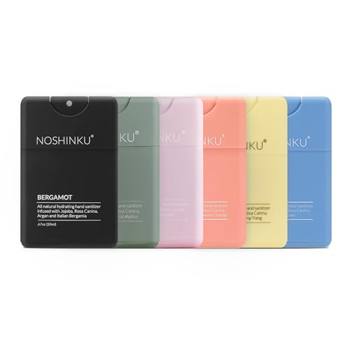 Image of Noshinku Refillable Natural Hand Sanitizer Pocket Sprayer Discovery (6-Pack)