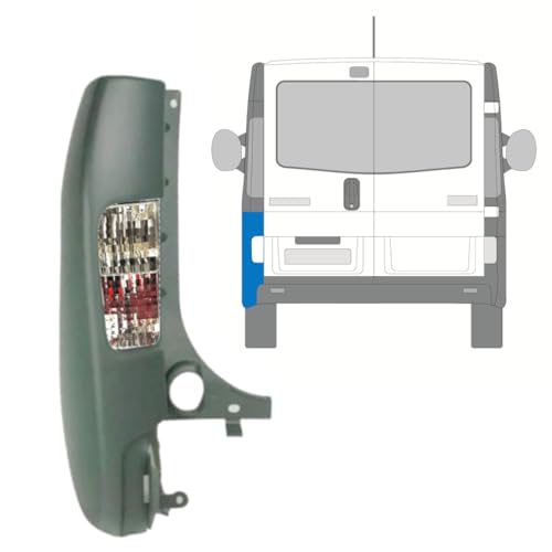 Coin de pare-chocs arrière gauche avec lampe pour Renault Trafic 2001-2014
