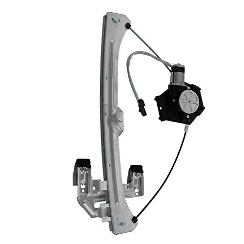 Image of TRQ Front Driver Side Power Window Motor and Regulator Assembly Power Compatible with 2001-04 Chrysler PT Cruiser 2005 PT Cruiser Wagon