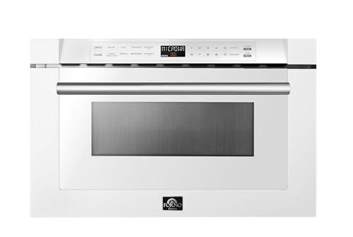 FORNO 24 Inch White Microwave Drawer