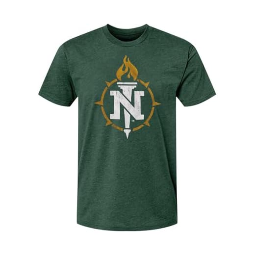 Premium NCAA Cotton Polyester Blend Collegiate T-Shirts (Northern Michigan University, Large)