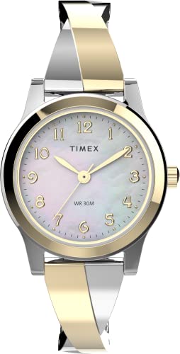 TIMEX レディース メインストリートウォッチ TIMEX メインストリートウォッチ, ゴールド/シルバー, モダン