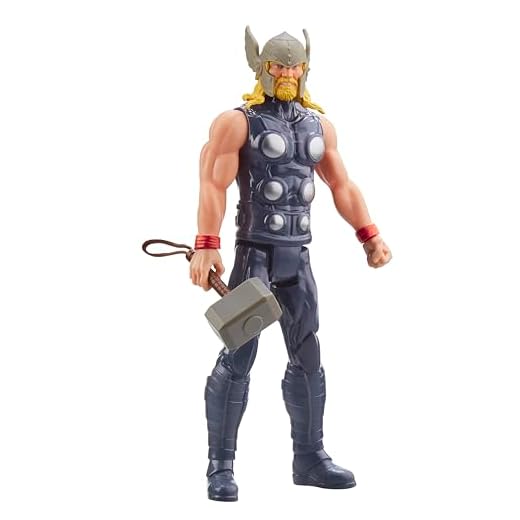 Marvel, Action Figure, Thor, Titan Hero Series - Figura Articulada com 30 cm - A partir de 4 Anos