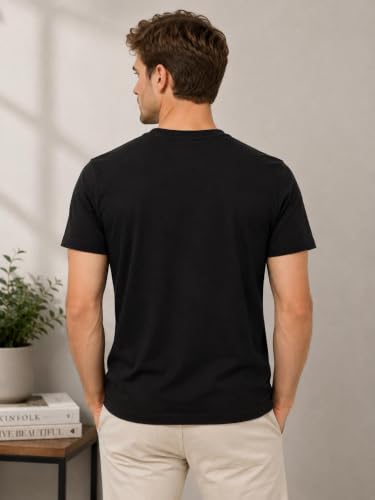 Image of BLUE FOG Summer Casual Wear Regular Fit Cotton Blend Half Sleeve Round Neck |T-Shirt for Men's(101)