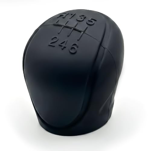 DAQUN Universal Manual Gear Stick Cover Silicone Shifter Knob Cover for 5.5x6cm Size (Black)