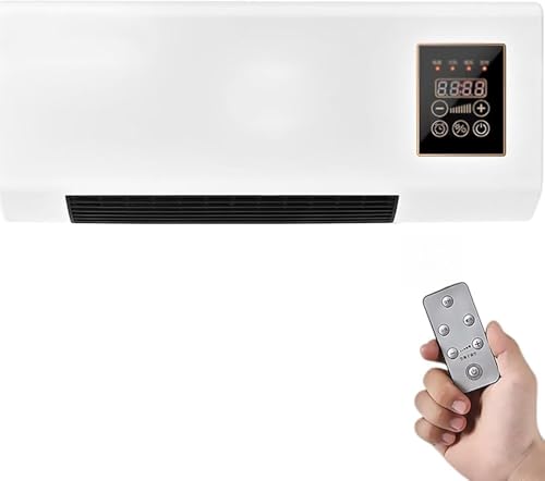 Aire Acondicionado portátil sin conductos con Ventilador sin aspas, Aire Acondicionado de Pared 3 en 1 para Dormitorio, refrigeración ultrasilenciosa y Sistema Split de fácil instalación.