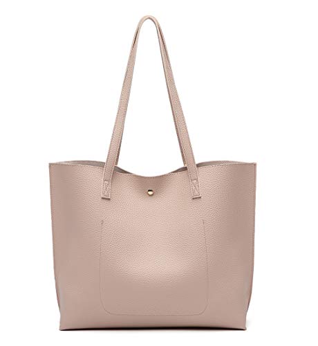 Image of Dreubea Women's Soft Faux Leather Tote Shoulder Bag from, Big Capacity Tassel Handbag