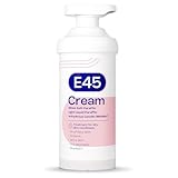 E45 Moisturising Cream 500g - Emollient Lotion for Dry, Itchy & Sensitive Skin - Soothing Eczema Relief Cream - Non-Greasy, Fast Absorbing, Dermatologically Tested Formula