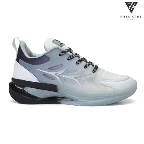 Image of FIELD CARE Glow in Dark Athletic Running Sneaker Sports Casual Comfort Stylish Training Walking Gym Outdoor Multipurpose Shoes with Cushioned Insole Comfort Shock Absorbing Outsole
