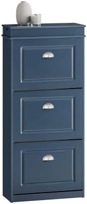 SoBuy Mueble Zapatero Estrecho con Cajón y Ganchos – Zapatero Est...