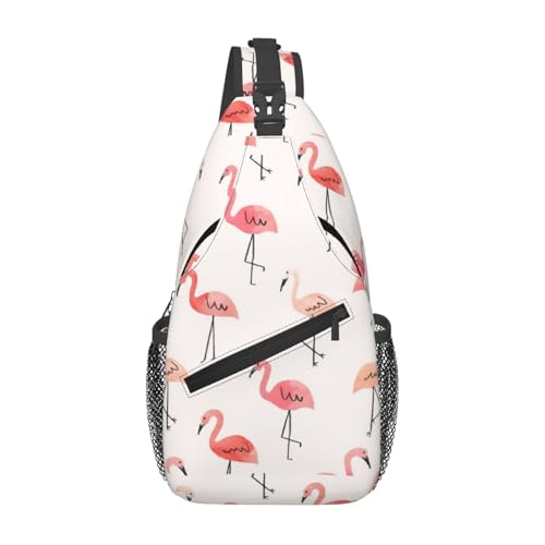 Flamingo. Stylish Men'S Messenger Bag - Durable Polyester, Huge Capacity & Adjustable Strap