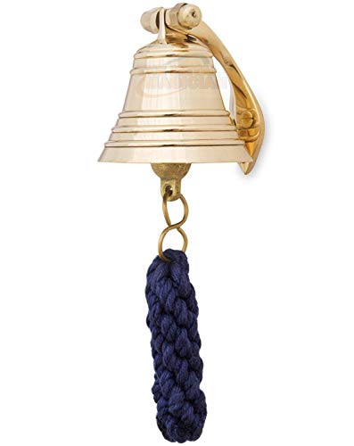 The Metal Magician 2" Polish Ship?s Bell Maritime Duty Watch/Indoor/Outdoor/Last Orders/Pub/Door/School/Dinner/Reception Wall Mountable