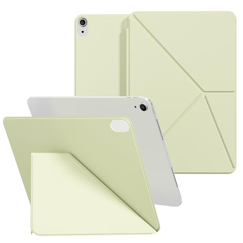 Étui iPad 11 génération 2025 idéal pour le télétravail avec son support amovible vert