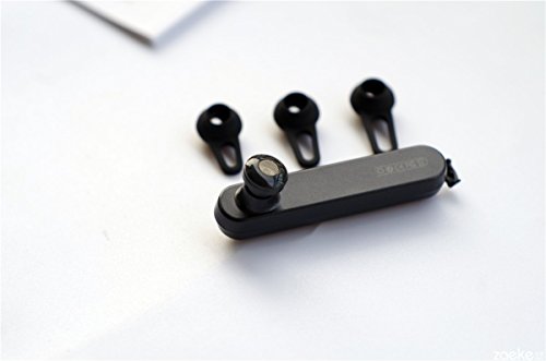 Sound Wave S,M,L 3ｻｲｽﾞ合計6個セット 耳にぴったりフィット&痛くならない､ずれ落ちない､ シリコン製 ユニバーサル イヤーチップ ブラック SMLサイズ 各2個 6個セット 互換性 For Bluetoooth Headset イヤーチップ ワイヤレス ヘッドセット用 アクセサリ Black 落ち防止 イヤーチップ Uni ET黒 (SML6個)