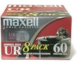 Maxell Normal Bias Audiocassette Multi-Pack UR-60/8
