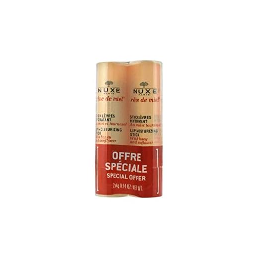 Nuxe Nuxe Reve Miel Stick Levres - 2 Unidades de 4 g, Total: 8 ml